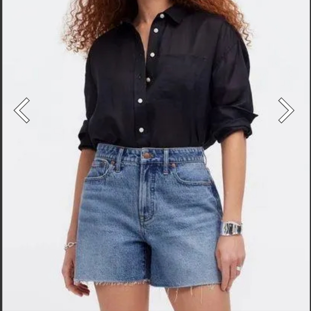 Madewell The Perfect Jean Short, size 34